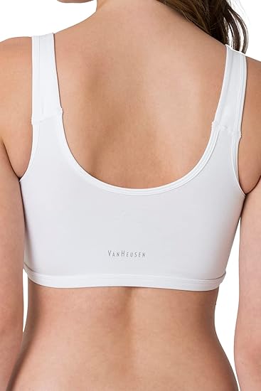 Van Heusen Women’s Cotton Wireless Bra – Non-Padded, Full Comfort with Anti-Slip Straps